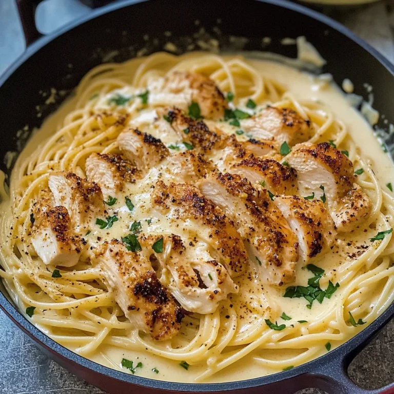 Easy Creamy Cajun Chicken Spaghetti with Garlic Mozzarella Sauce