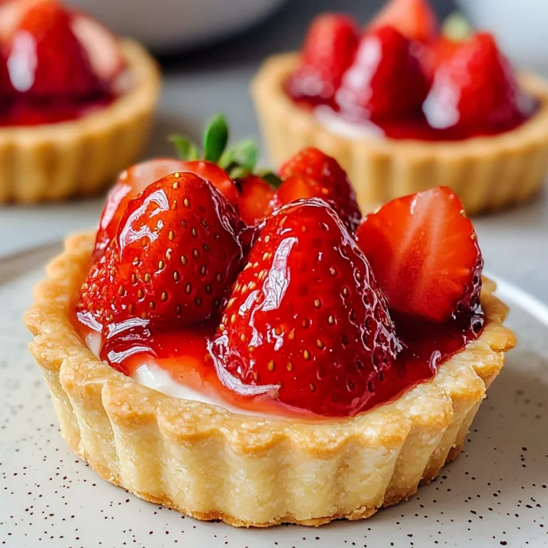 Fresh and Delicious Strawberry Tartlets Recipe