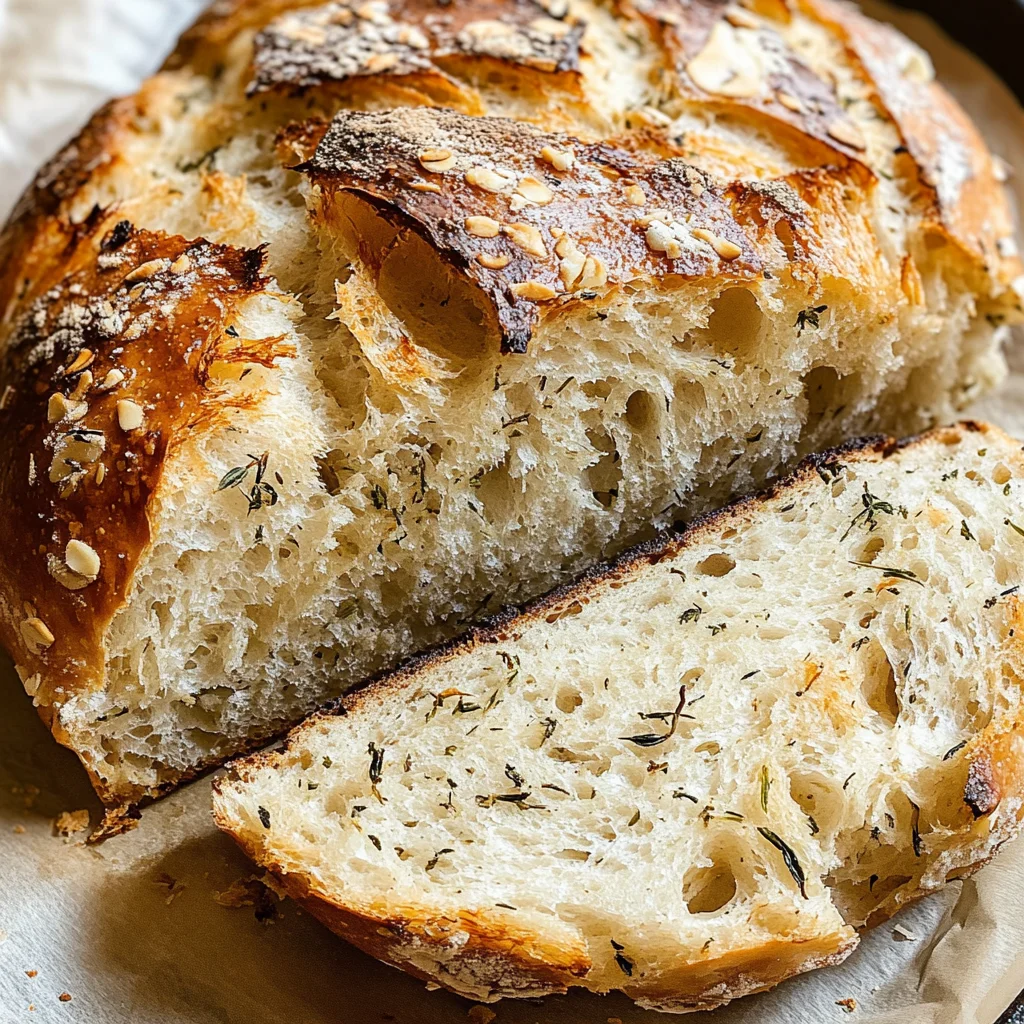 Garlic Herb Dutch Oven Bread Recipe You'll Love Today!