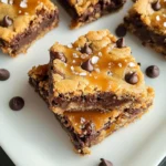 Gooey Salted Caramel Chocolate Chip Cookie Bars You'll Love