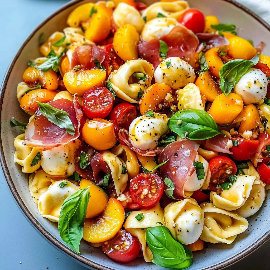 Hot Honey Tortellini Pasta Salad