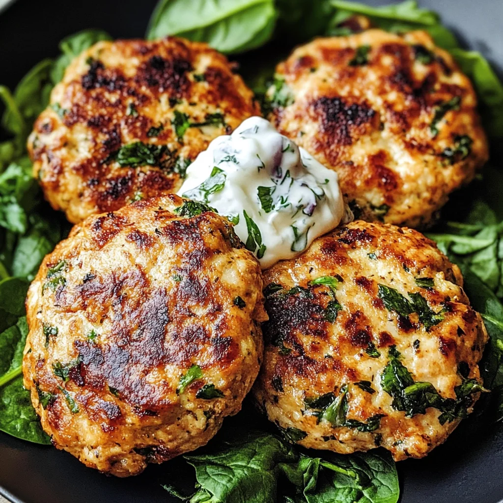 Mediterranean Chicken Patties