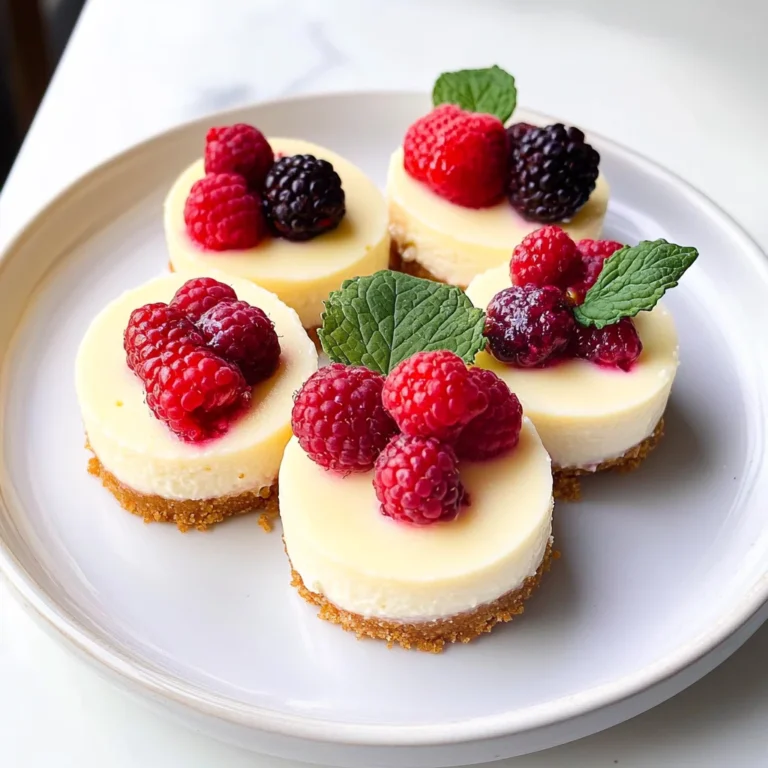 Mini Protein Cheesecakes