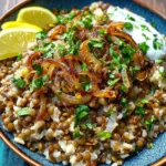 Mujadara (Lentils and Rice)