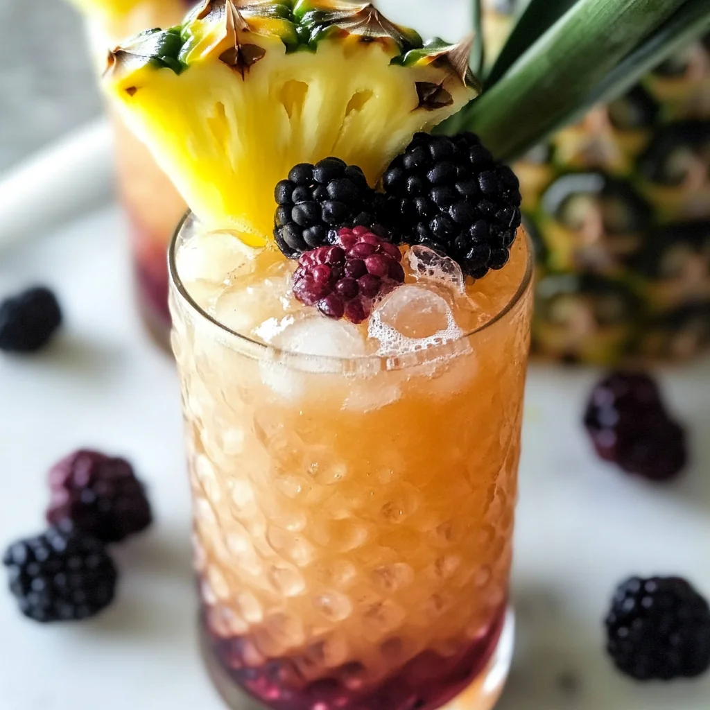 Pineapple Ginger Beer Mocktail