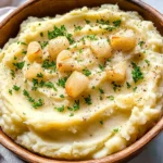 Roasted Garlic Mashed Potatoes {Slow Cooker}