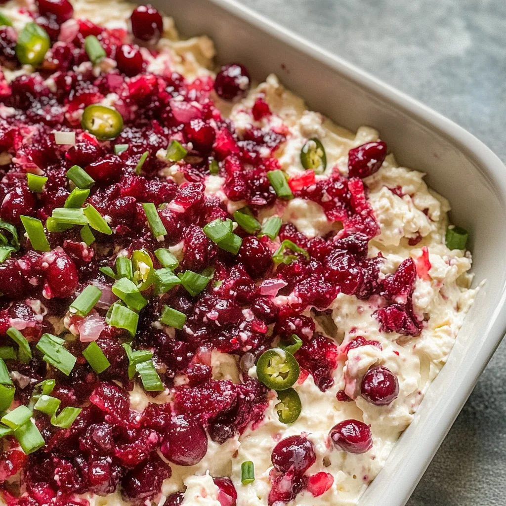 Spicy Cranberry Jalapeno Dip (Perfect for Holidays)