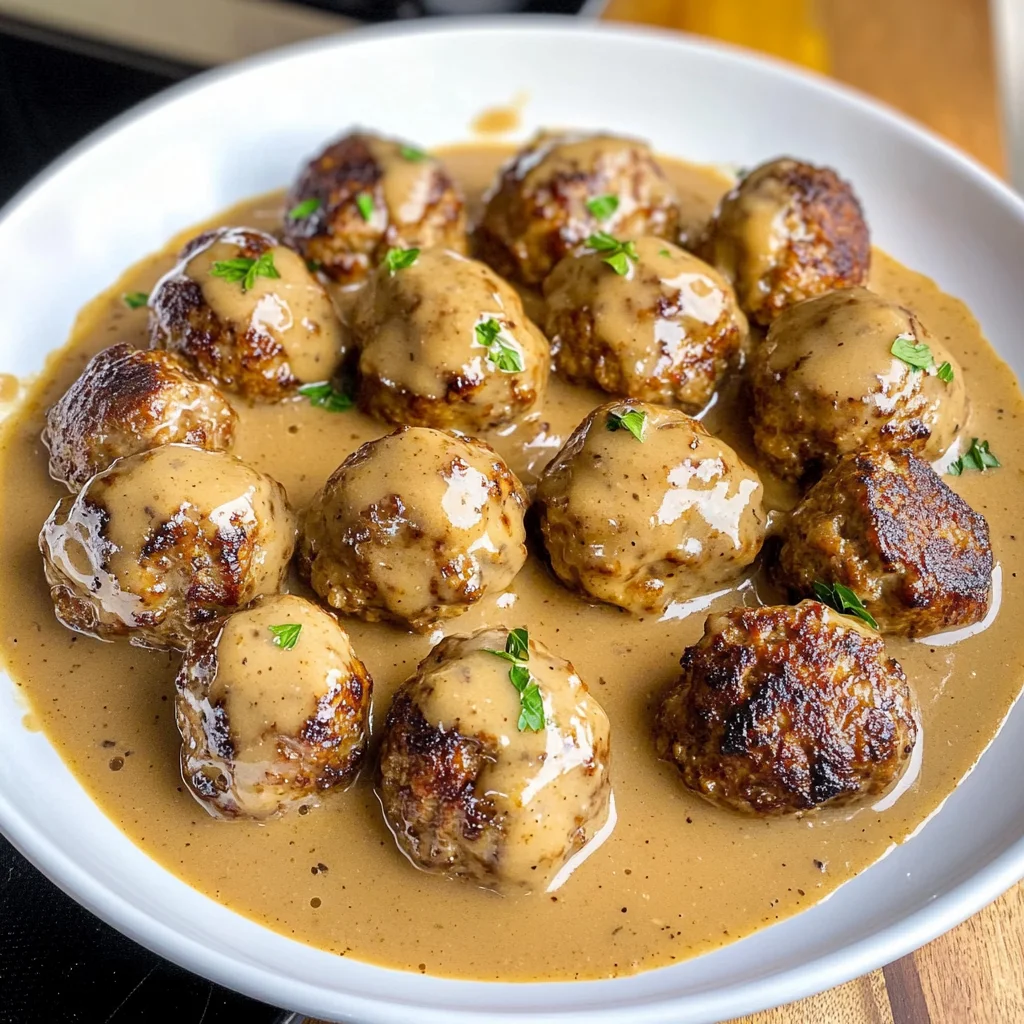 Swedish Meatballs with Gravy