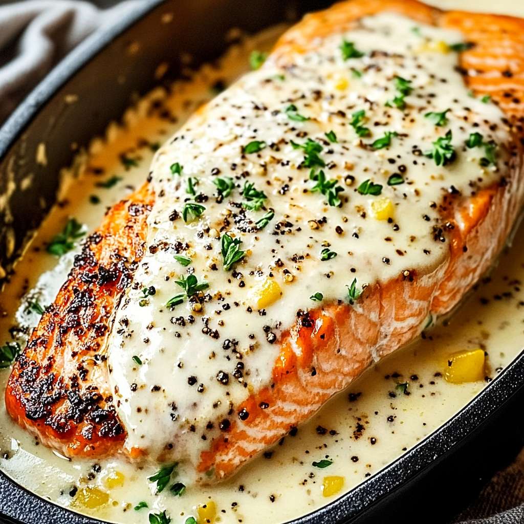 Baked Boursin Salmon – Creamy, Flavorful & Perfectly Baked