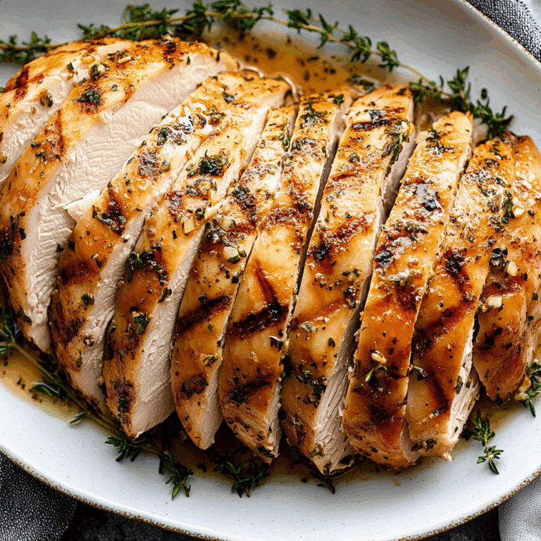 Garlic Butter Boneless Turkey Breast