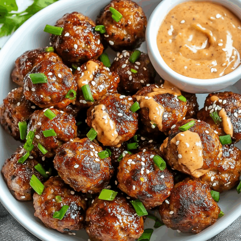 Korean BBQ Meatballs with Spicy Mayo Dip: An Incredible 7-Step Recipe