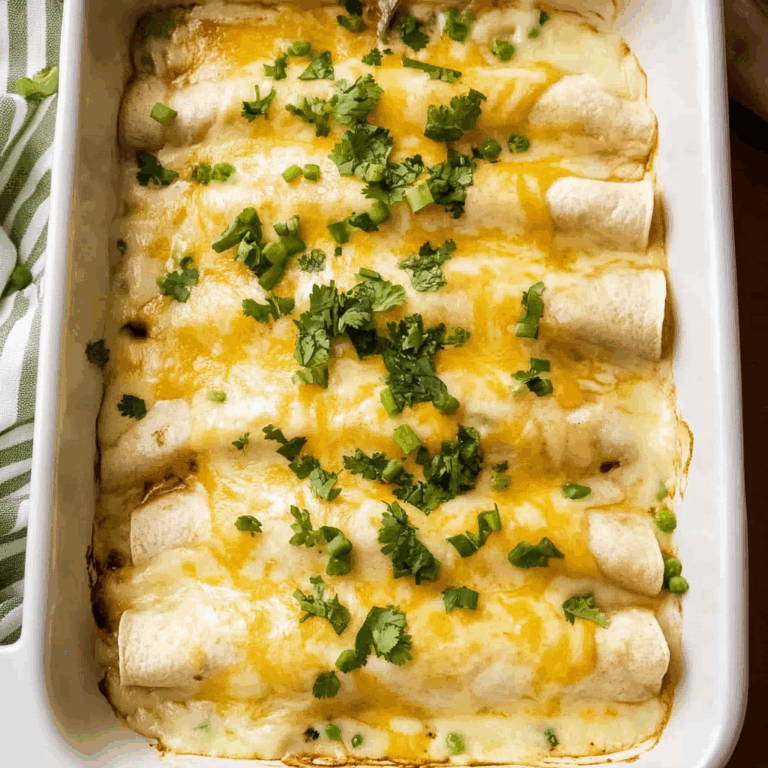 White Chicken Enchiladas