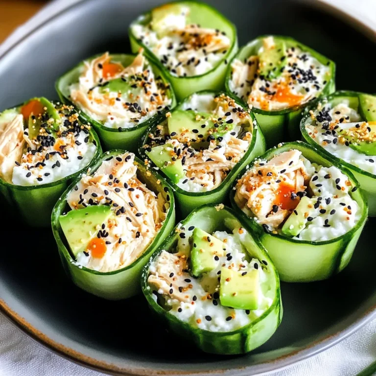 Best Chicken Salad Cucumber Roll Ups
