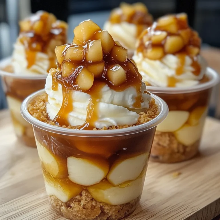 Caramel Apple Dessert Cups