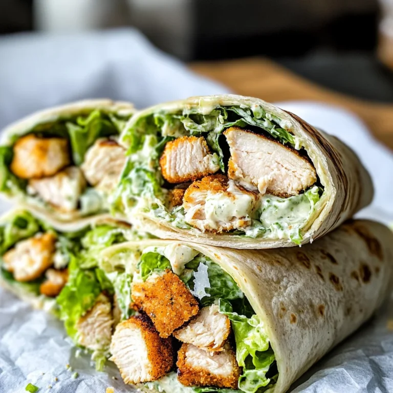 Chicken Caesar Wraps