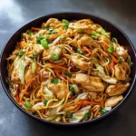 Chicken Chow Mein with the Best Chow Mein Sauce