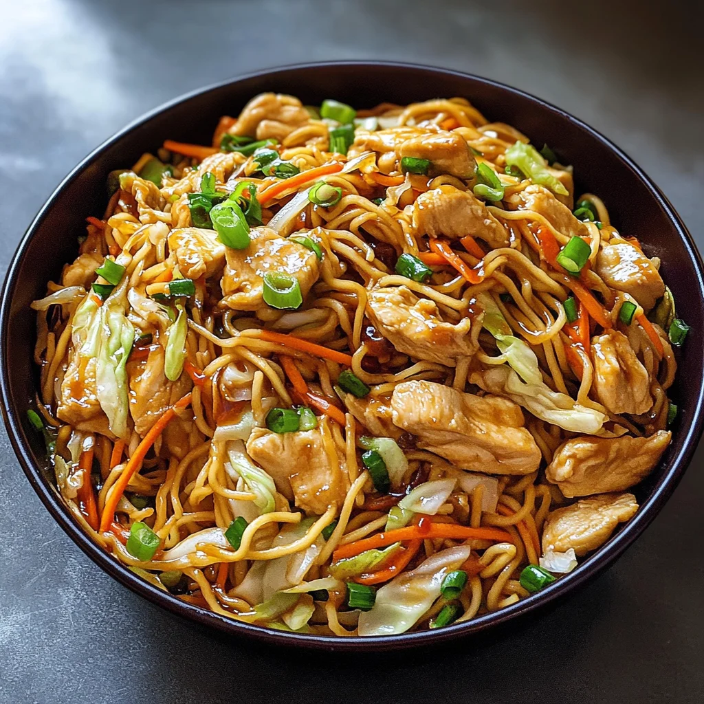Chicken Chow Mein with the Best Chow Mein Sauce