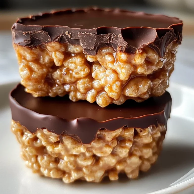 Chocolate Peanut Butter Rice Krispie Cups