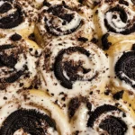 Cookies and Cream Cinnamon Rolls