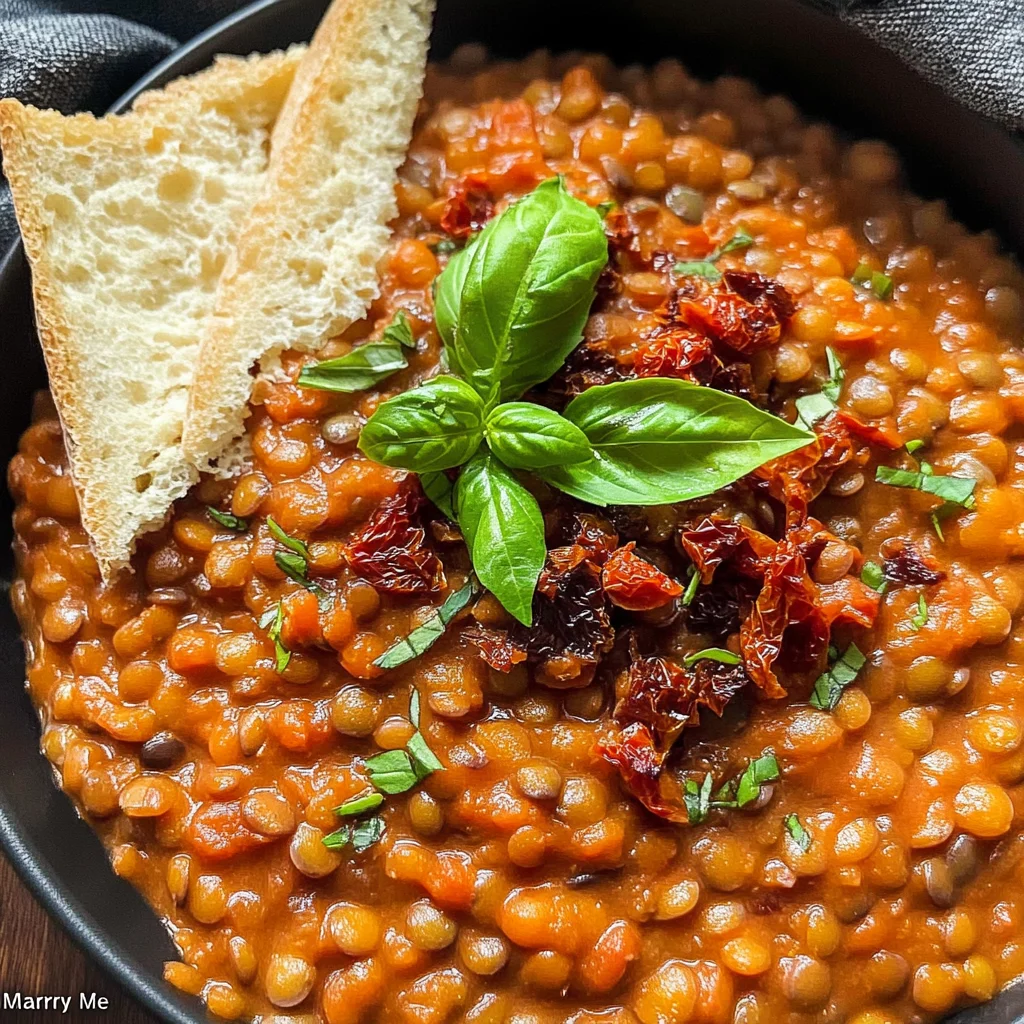 Creamy "Marry Me" Lentils
