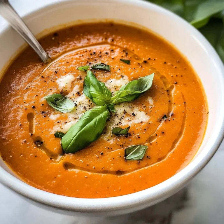 Creamy Tomato Basil Soup