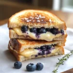 Crispy Blueberry Grilled Cheese