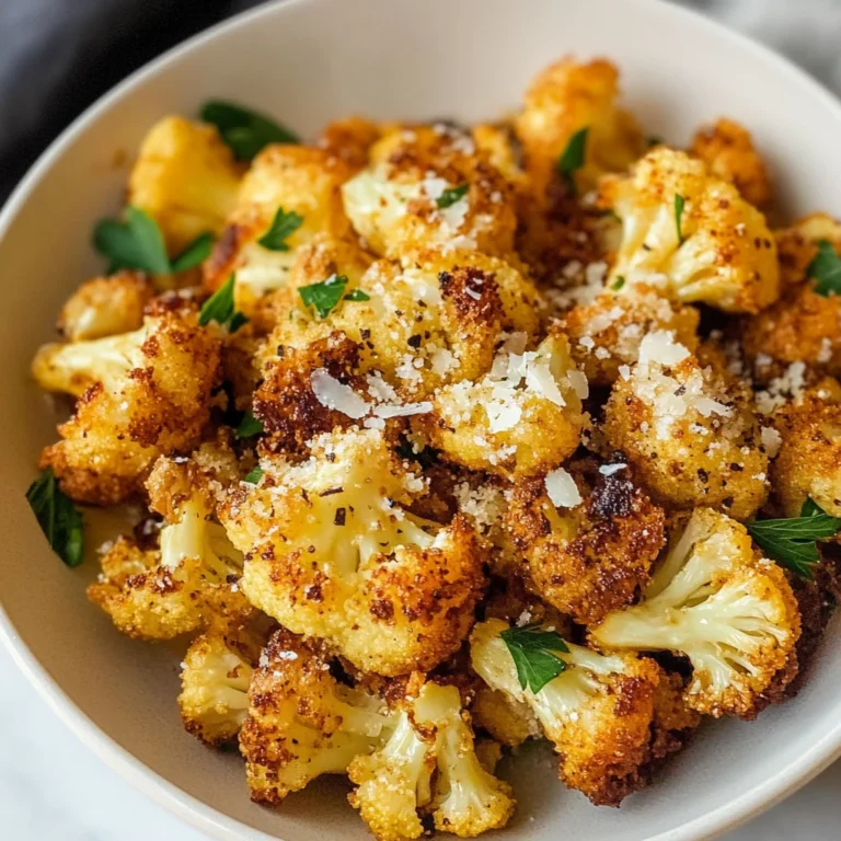 Crispy Roasted Cauliflower
