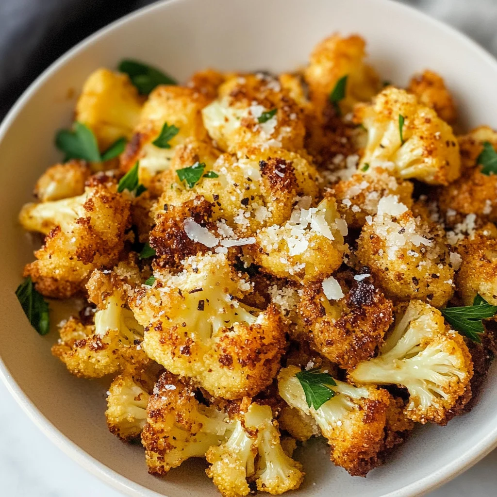 Crispy Roasted Cauliflower