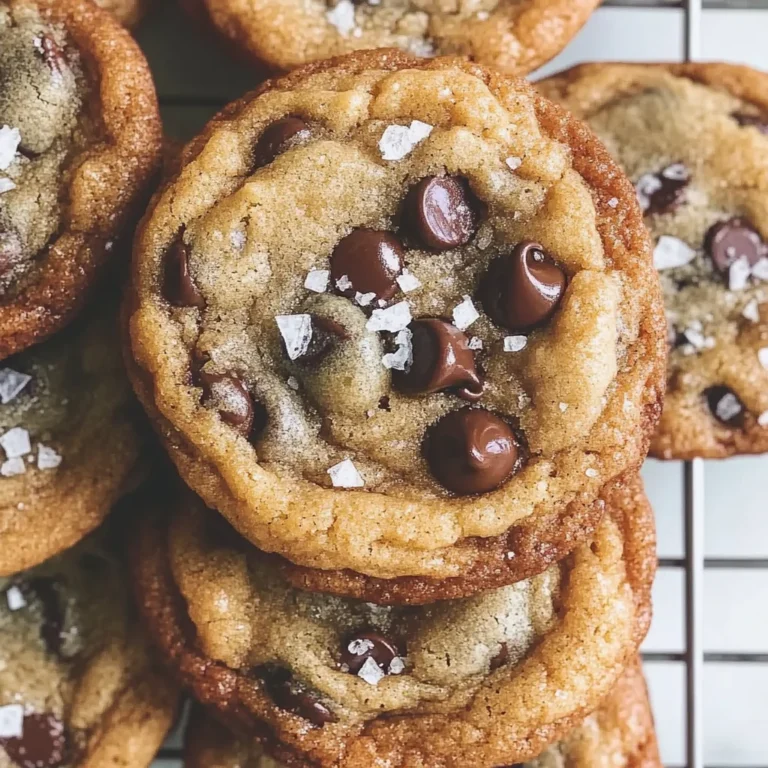 Crispy and Chewy Chocolate Chip Cookies