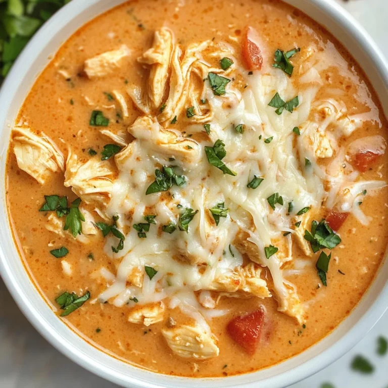 Crock Pot Creamy Chicken Parmesan Soup