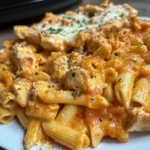 Crockpot Creamy Chicken Pasta