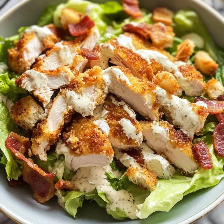 EXTRA Crispy Chicken Caesar Salad