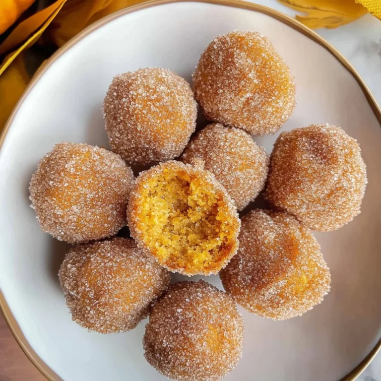 Easy Bisquick Pumpkin Donut Holes