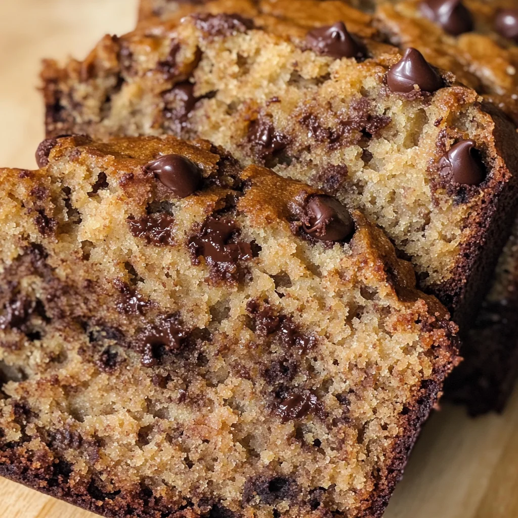 Easy Chocolate Chip Banana Bread