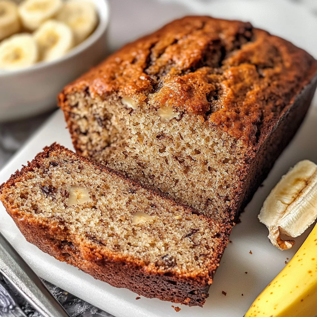 Easy Moist Banana Bread Recipe