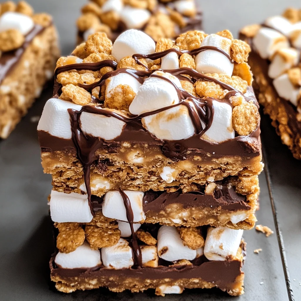 Golden Graham S'mores Bars