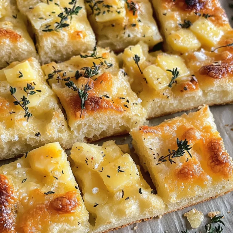 Gruyère & Thyme Italian Focaccia