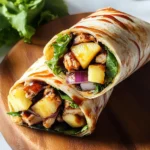 Hawaiian BBQ Chicken Wraps