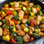 Healthy Chicken and Vegetables Skillet