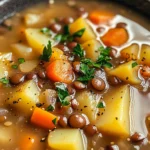 Hearty Lentil and Potato Soup