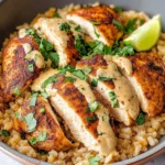 High Protein Creamy Cajun Chicken & Rice