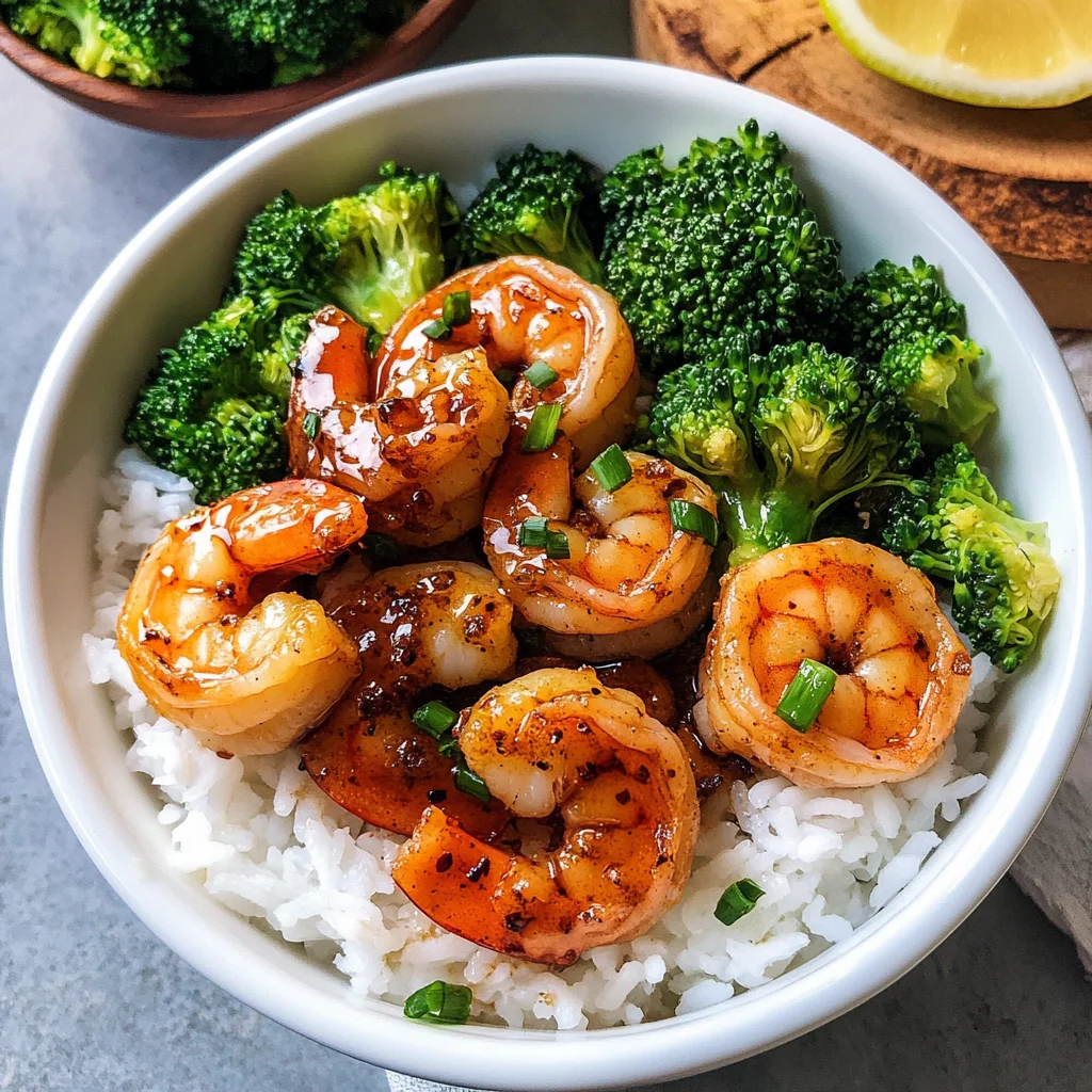 Honey Garlic Shrimp Bowls