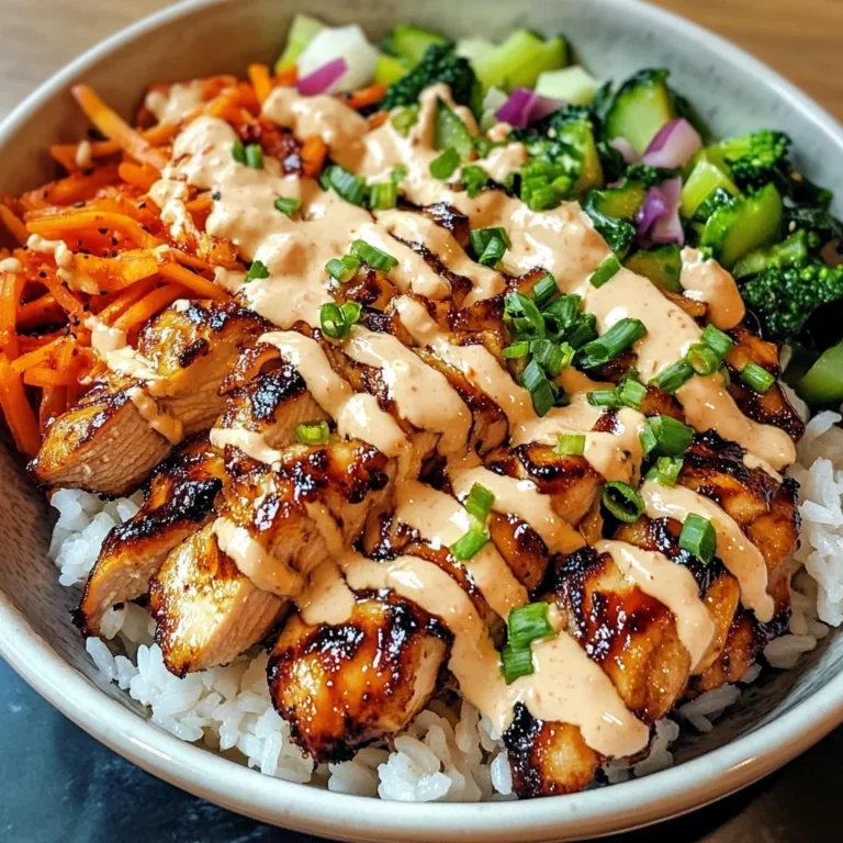 Korean BBQ Chicken Bowls with Gochujang Cream Sauce Awaits!