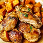 Maple-Glazed Chicken with Sweet Potatoes