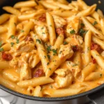 One-Pot Smoky Chipotle Cheesy Chicken Pasta