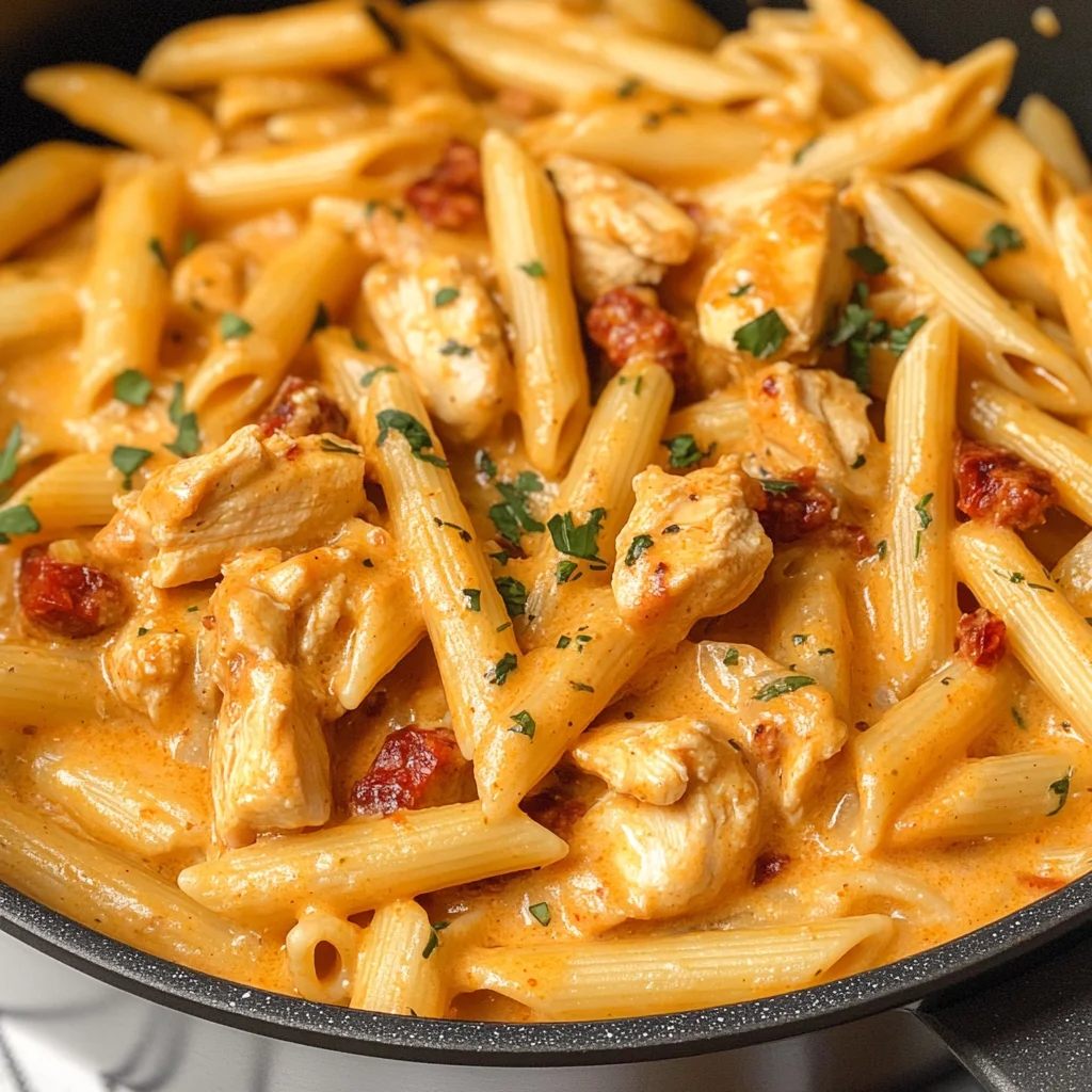 One-Pot Smoky Chipotle Cheesy Chicken Pasta