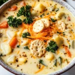 One Pot Creamy Vegetable Soup