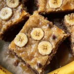 Ooey Gooey Banana Bars