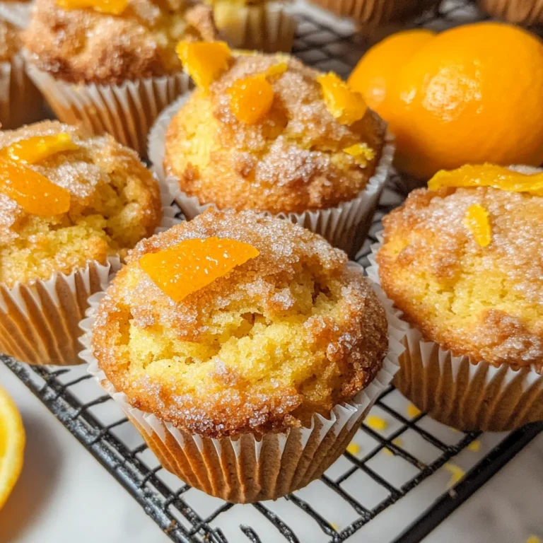 Orange and Cardamom Muffins
