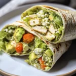 Pesto Chicken Tzatziki Salad Wraps